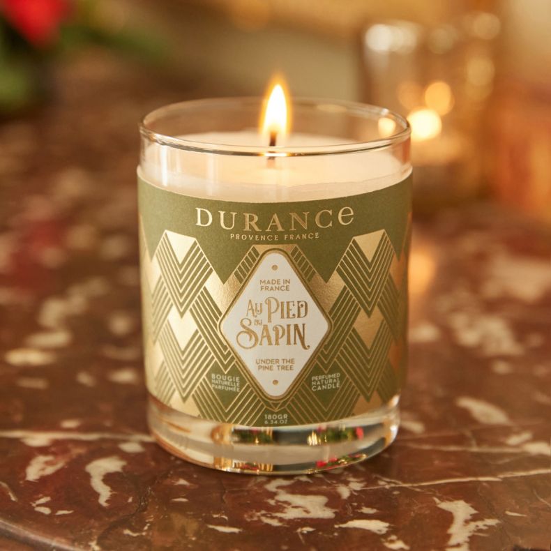 Bougie Durance Au Pied Du Sapin