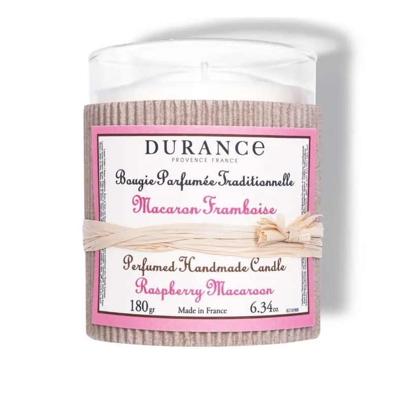 Bougie Macaron-Framboise
