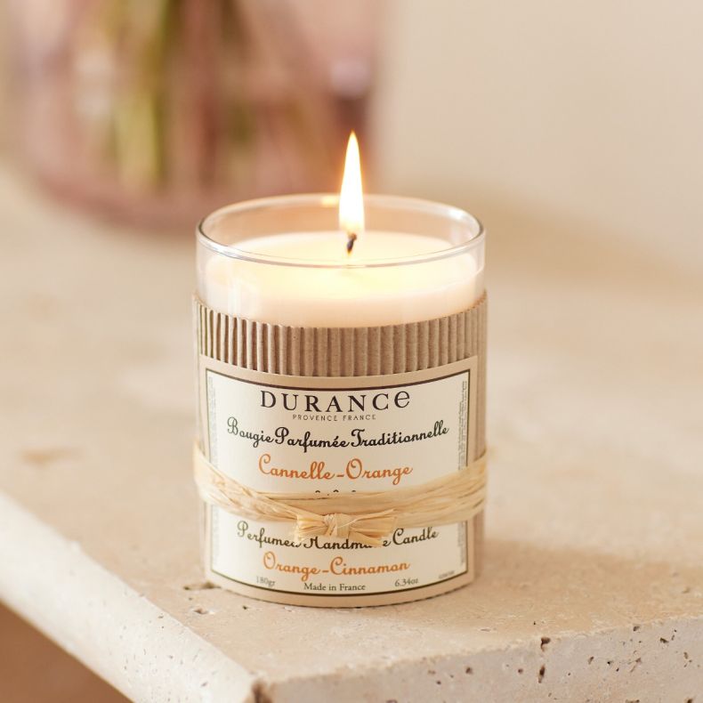 Pack Luce et bougie orange cannelle